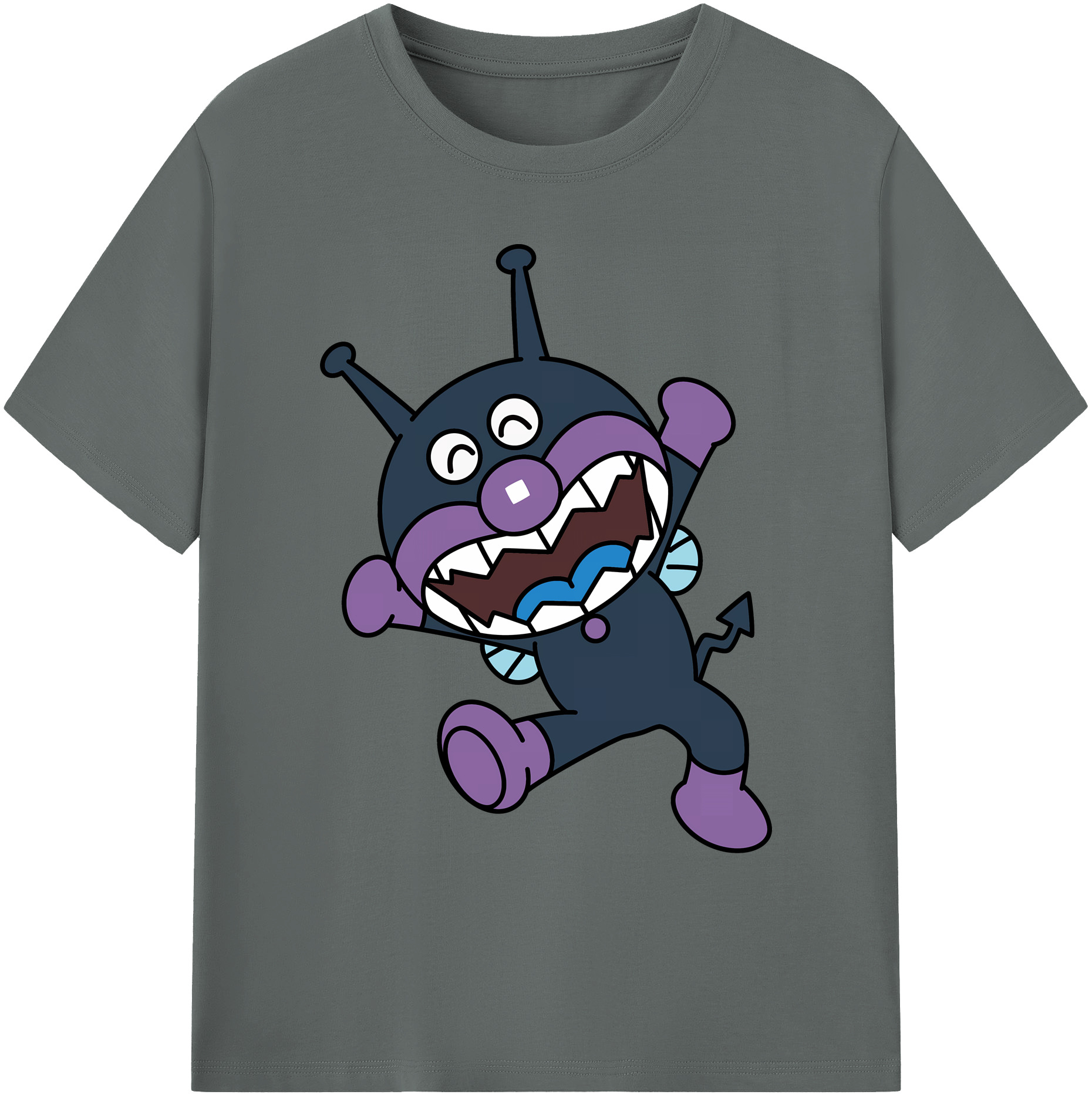 （画像用） アンパンマン Anpanman 綿100％ メンズ半袖Tシャツ｜肌触りやわらか＆通気性